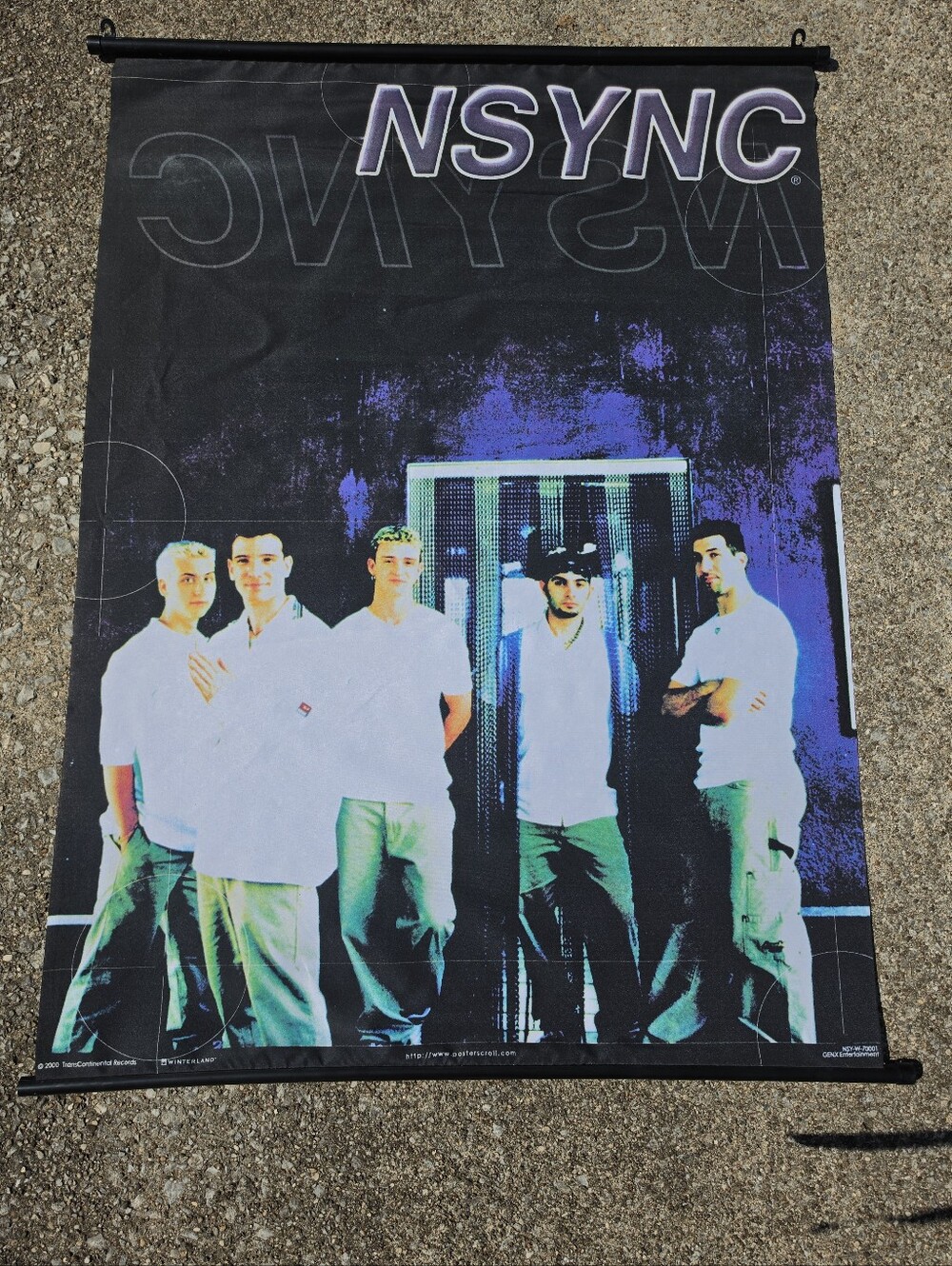 Vintage Nsync Fabric Poster 2000